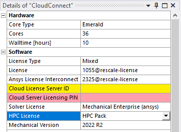 Mixed licensing configuration