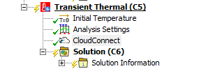 Transient thermal analysis