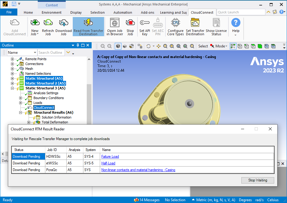 Read from Transfer Destination showing multiple job pending downloading